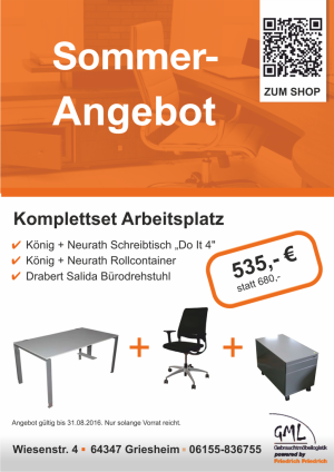 Sommerangebot Gebrauchtmöbellogistik Griesheim