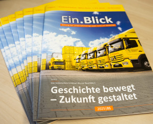 2025|01 - Ein.Blick "Geschichte bewegt - Zukunft gestaltet"