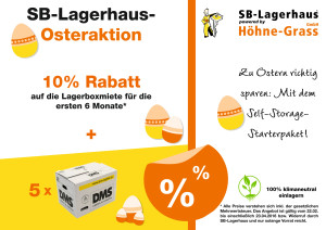 Tolle Aktion zu Ostern im SB-Lagerhaus Mainz-Mombach. 