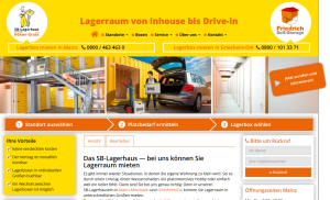 Die neue SB-Lagerhaus-Website