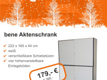 Im Winterangebot: Schiebentürenschrank von bene