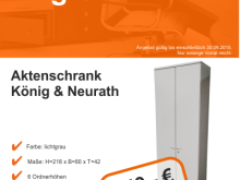 Büroschrank von König+Neurath günstig und bundesweit online bestellen 